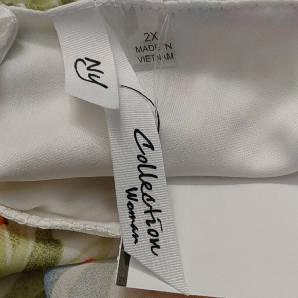 COPY - Beautiful Plus Size Floral Sleeveless Dress. Runs small—more like a 1X o… - Picture 5 of 7